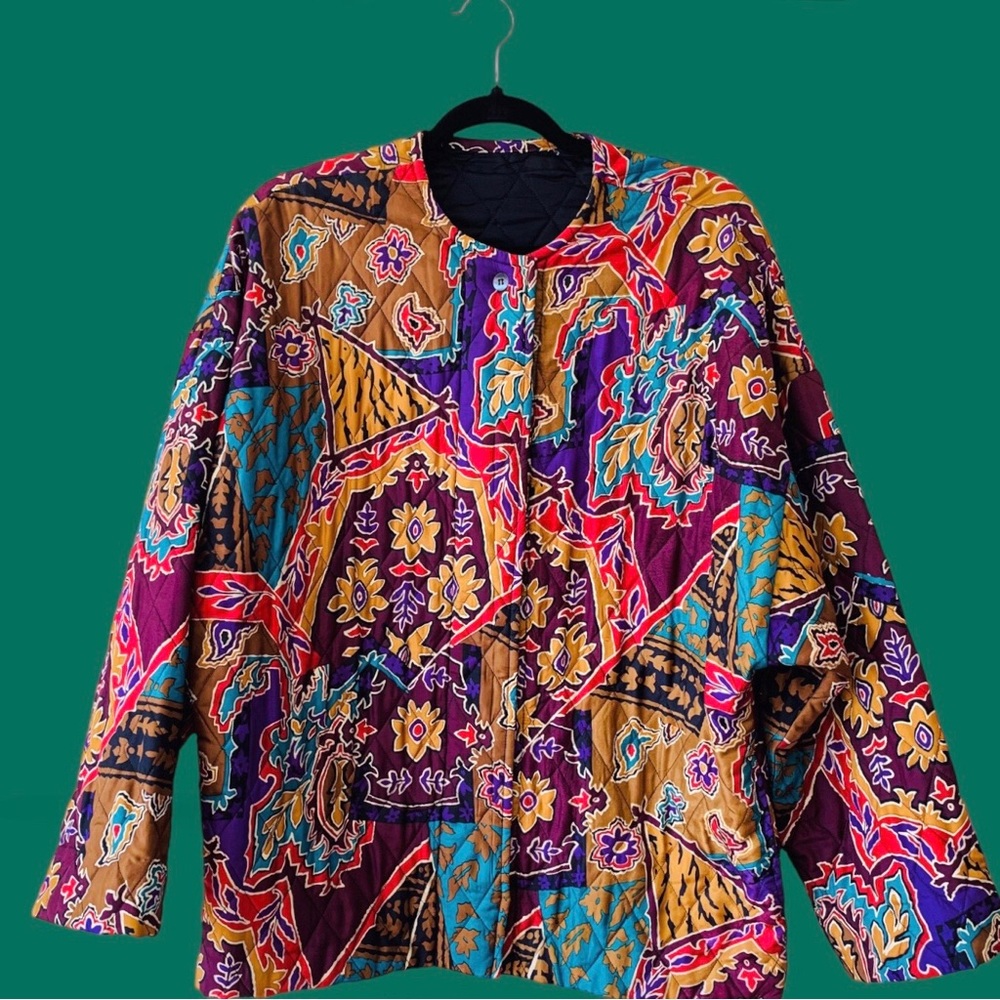 Colorful Patterned Women's Jacket